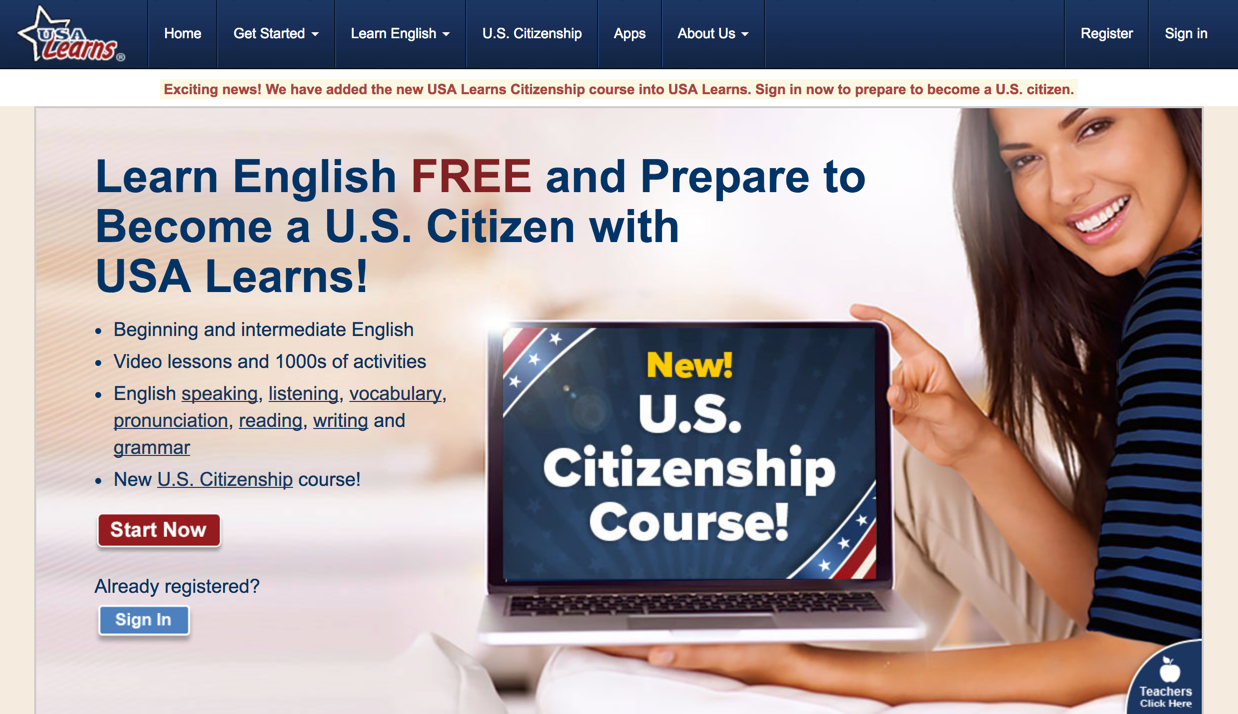 USA Learns Citizenship Website